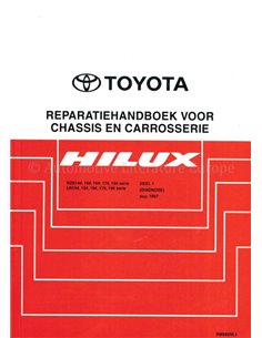 1997 TOYOTA HILUX | 4RUNNER FAHRWERK & KAROSSERIE WERKSTATTHANDBUCH NIEDERLÄNDISCH 2