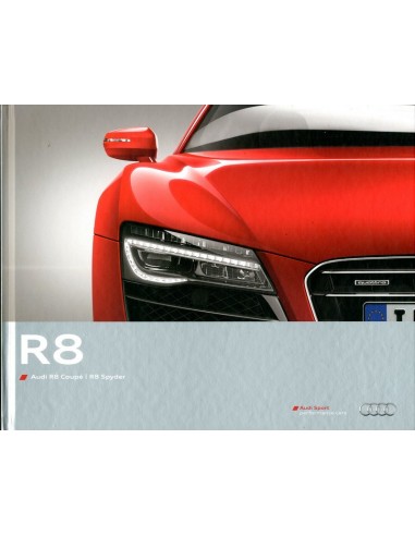 2012 AUDI R8 HARDBACK BROCHURE DUITS