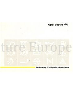 1989 OPEL VECTRA BETRIEBSANNLEITUNG NIEDERLÄNDISCH