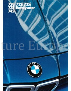 1985 BMW 7ER PROSPEKT DEUTSCH