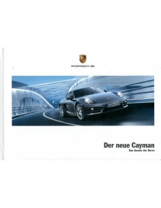 2012 PORSCHE CAYMAN HARDCOVER BROCHURE DUITS