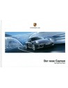 2012 PORSCHE CAYMAN HARDCOVER BROCHURE DUITS