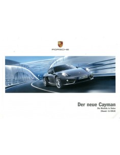 2012 PORSCHE CAYMAN HARDCOVER BROCHURE DUITS 2