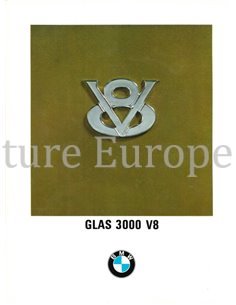 1967 GLAS 3000 V8 BROCHURE GERMAN