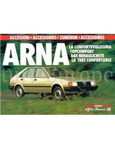 1984 ALFA ROMEO ARNA ZÜBEHÖR PROSPEKT