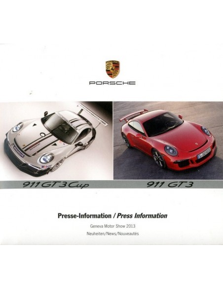 2013 PORSCHE GENEVE PERSMAP + 1X USB
