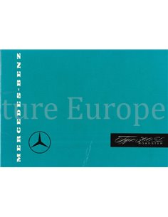 1958 MERCEDES BENZ 300 SL ROADSTER PROSPEKT ENGLISCH (USA)