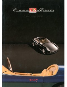 2007 FERRARI CONCORSO D'ELEGANZA 60 RELAY CHARITY AUCTION BROCHURE