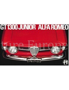 1969 ALFA ROMEO GT JUNIOR 1300 PROSPEKT ENGLISCH