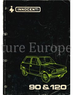 1978 INNOCENTI 90 | 120 WERKPLAATSHANDBOEK NEDERLANDS