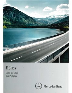 2012 MERCEDES BENZ E KLASSE SEDAN | STATION INSTRUCTIEBOEKJE ENGELS