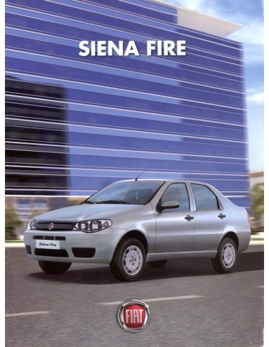 2009 FIAT SIENA FIRE LEAFLET BRAZILIAANS