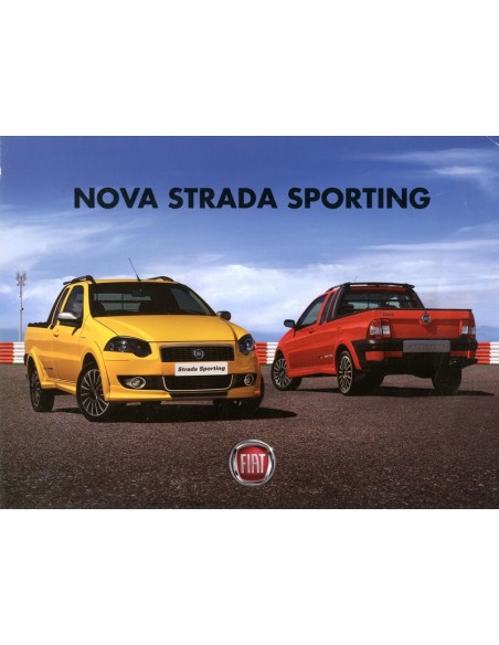 2010 FIAT NOVO STRADA SPORTING LEAFLET BRAZILIAANS