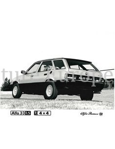 1983 ALFA ROMEO 33 1.5 4X4 PRESS PHOTO