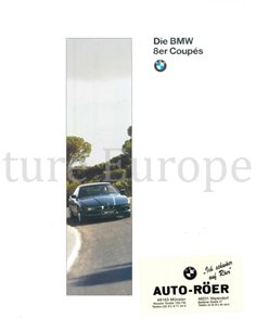 1995 BMW 8 SERIES COUPE BROCHURE GERMAN
