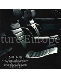 1990 ALPINE V6 TURBO LE MANS BROCHURE FRANS 2