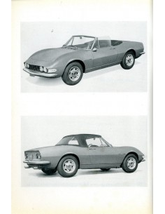 1967 FIAT DINO SPIDER INSTRUCTIEBOEKJE DUITS 2