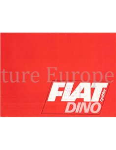 1967 FIAT DINO SPIDER BROCHURE GERMAN