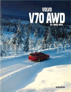 1998 VOLVO V70 AWD BROCHURE DUITS