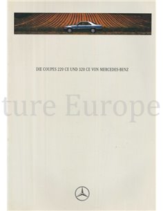 1992 MERCEDES BENZ E220 E320 COUPE PROSPEKT DEUTSCH