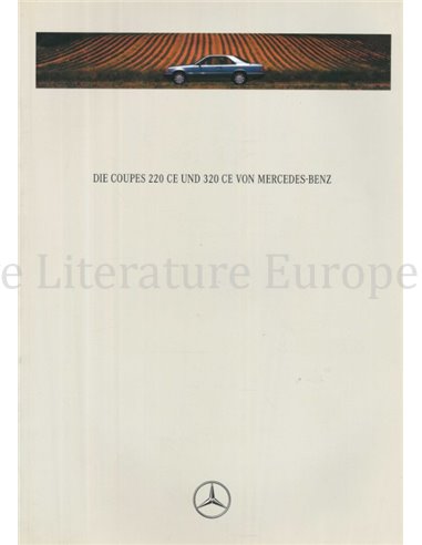1992 MERCEDES BENZ E220 E320 COUPE PROSPEKT DEUTSCH