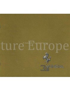 1985 FERRARI MONDIAL 3.2 BROCHURE 402/85