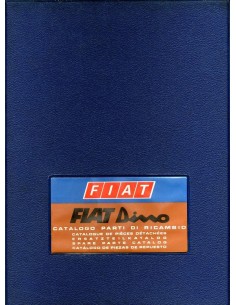 1970 FIAT DINO COUPE & SPIDER ONDERDELENHANDBOEK 