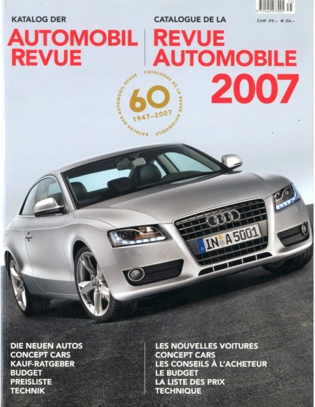 2007 AUTOMOBIL REVUE JAARBOEK DUITS FRANS