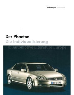 2005 VOLKSWAGEN PHAETON BROCHURE ENGLISH
