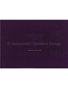 2011 BENTLEY MULSANNE DESIGN BROCHURE ENGELS