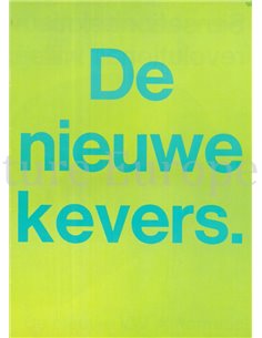 1968 VOLKSWAGEN BEETLE BROCHURE DUTCH