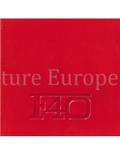 1988 FERRARI F40 BROCHURE 479/87