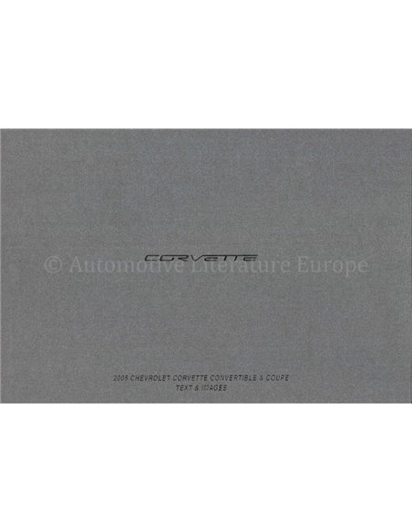 2005 CHEVROLET CORVETTE PERSMAP ENGELS