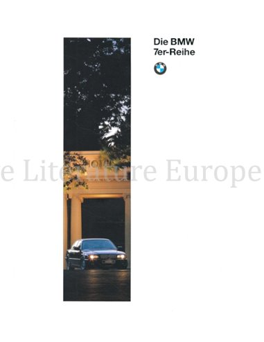 1996 BMW 7 SERIE BROCHURE DUITS