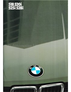 1984 BMW 5ER PROSPEKT NIEDERLÄNDISCH