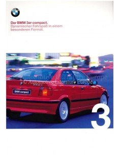 1998 BMW 3 SERIES COMPACT BROCHURE GERMAN