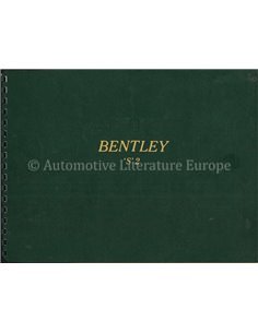 1996 BENTLEY CONTINENTAL T PROSPEKT DEUTSCH
