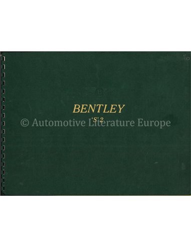 1960 BENTLEY S2 BROCHURE ENGELS