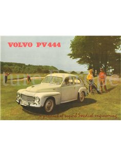 1956 VOLVO PV 444 LEAFLET ENGLISCH