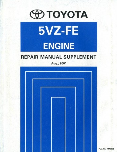 2001 TOYOTA LAND CRUISER PRADO 5VZ-FE MOTOR WERKPLAATSHANDBOEK