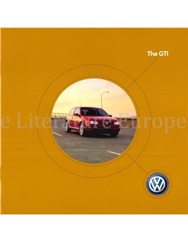 2003 VOLKSWAGEN GTI BROCHURE ENGLISH