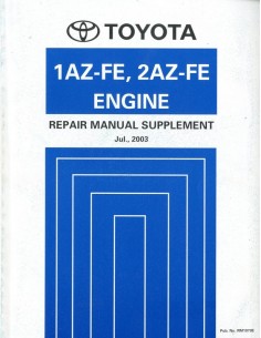 2003 TOYOTA RAV4 1AZ-FE 2AZ-FE MOTOR WERKPLAATSHANDBOEK