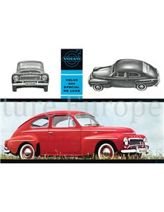 1961 VOLVO 544 SPECIAL DE LUXE LEAFLET ENGLISCH