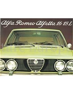1975 ALFA ROMEO ALFETTA SEDAN BROCHURE FRANS