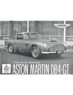 1961 ASTON MARTIN DB4 GT LEAFLET