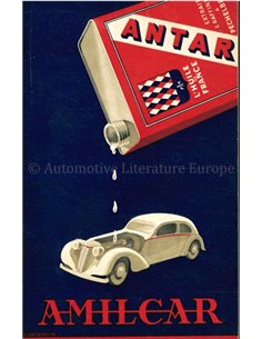 1938 AMILCAR COMPOUND WARTUNGS- UND SCHMIERÖL FRANZÖSISCH