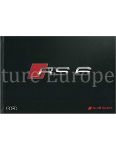 2015 AUDI RS6 AVANT HARDCOVER BROCHURE DUITS