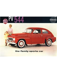 1960 VOLVO 544 LEAFLET ENGLISH (US)