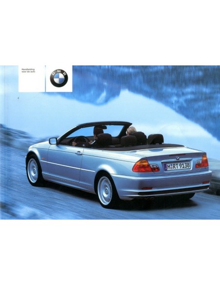 2001 BMW 3 SERIE CABRIOLET INSTRUCTIEBOEKJE NEDERLANDS