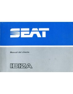1984 SEAT IBIZA INSTRUCTIEBOEKJE SPAANS